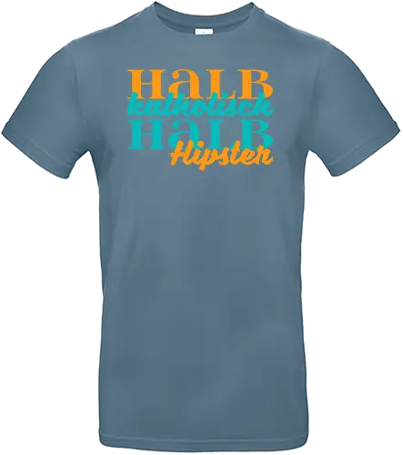 Halb katholisch, halb Hipster - Standard T-Shirt