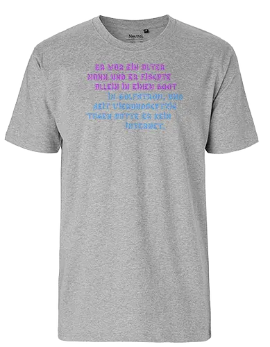 Der alte Mann und das Internet - Fairtrade T-Shirt