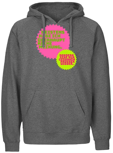 Meistens habe ich keine Meinung - Fairtrade Hoodie