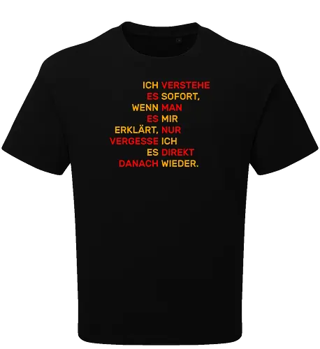 Ich verstehe es sofort