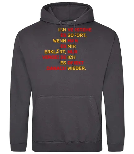 Ich verstehe es sofort - Standard Hoodie