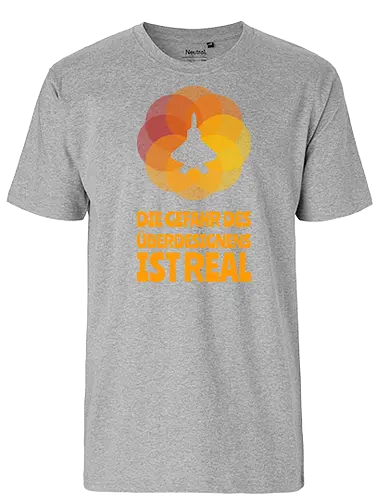 Die Gefahr des Überdesignens ist real - Fairtrade T-Shirt