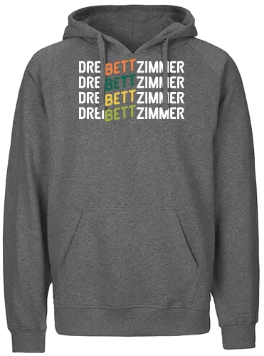 Dreibettzimmer - Fairtrade Hoodie
