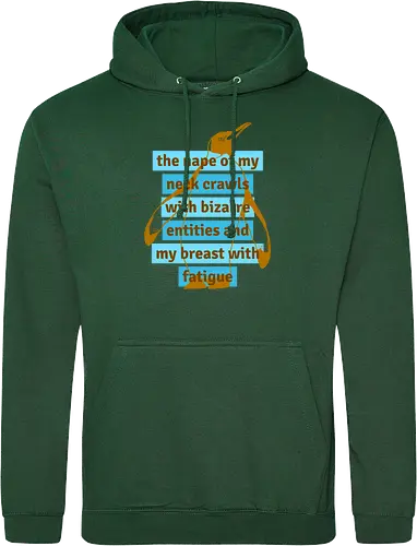 The nape of my neck crawls