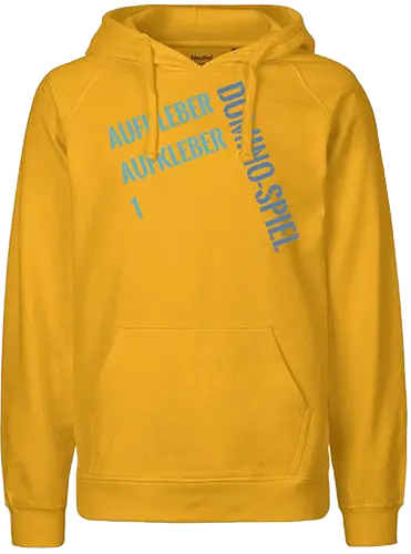 Aufkleber Aufkleber 1 Domino-Spiel - Fairtrade Hoodie