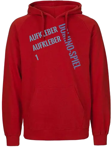 Aufkleber Aufkleber 1 Domino-Spiel - Fairtrade Hoodie