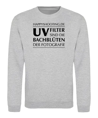 UV-Bachblüten (Black) - Happy Shooting, Bachblüten - Sweatshirt