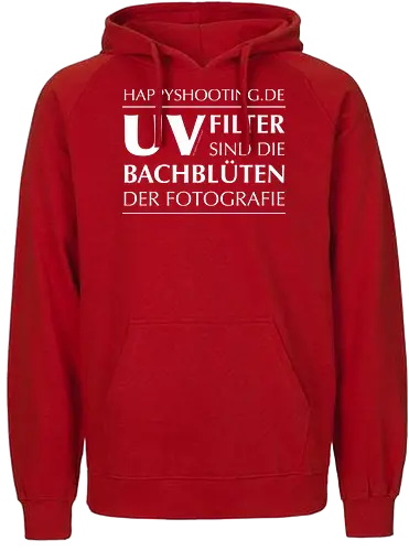 UV-Bachblüten (White) - Happy Shooting, Bachblüten - Fairtrade Hoodie