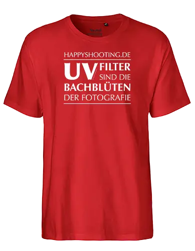 UV-Bachblüten (White) - Happy Shooting, Bachblüten - Fairtrade T-Shirt
