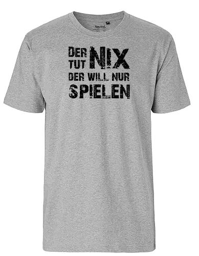 Der-Tut-Nix - Happy Shooting, Der tut nix, der will nur spielen - Fairtrade T-Shirt