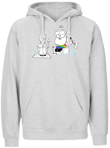 Pride God - Herrmann Comix, comic, pride, lgbt, gay pride, Papst - Fairtrade Hoodie