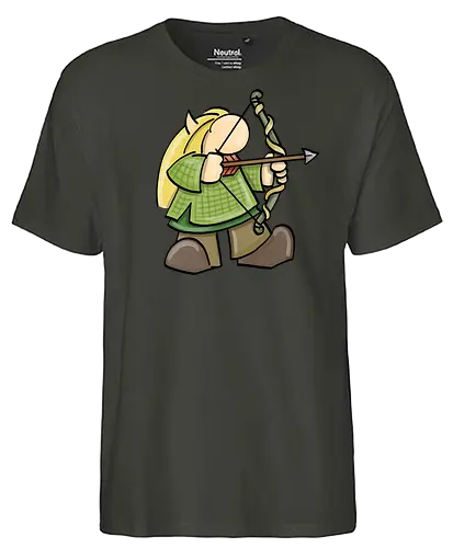 Kleine Helden - Elf - fantasy, rpg, Kleine Helden, elf, Elb, elves - Fairtrade T-Shirt