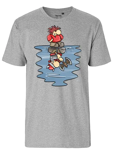 Kleiner Zwerg Traum - fantasy, rpg, pen and paper, Kleine Helden, zwerg, dwarf - Fairtrade T-Shirt