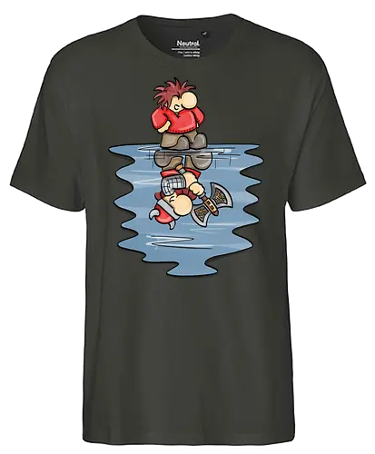 Kleiner Zwerg Traum - fantasy, rpg, pen and paper, Kleine Helden, zwerg, dwarf - Fairtrade T-Shirt