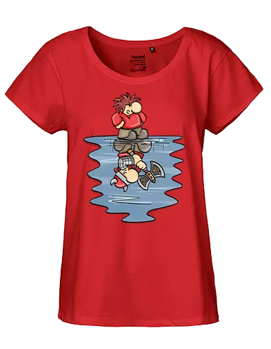 Kleiner Zwerg Traum - fantasy, rpg, pen and paper, Kleine Helden, zwerg, dwarf - Fairtrade Girl Shirt