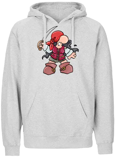 Kleine Helden - Piratin - Kleine Helden, pirat, Piratin, fantasy, rpg - Fairtrade Hoodie