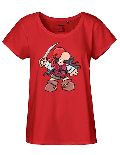 Kleine Helden - Piratin - Kleine Helden, pirat, Piratin, fantasy, rpg - Fairtrade Girl Shirt
