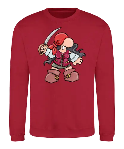 Kleine Helden - Piratin - Kleine Helden, pirat, Piratin, fantasy, rpg - Sweatshirt