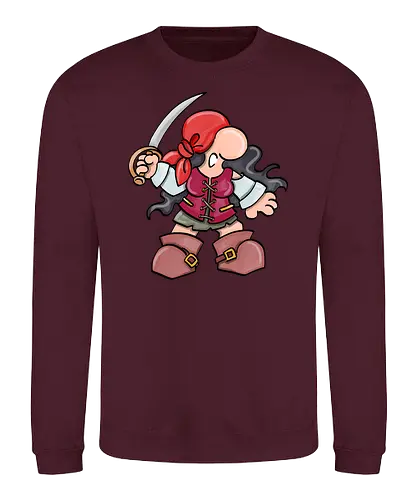 Kleine Helden - Piratin - Kleine Helden, pirat, Piratin, fantasy, rpg - Sweatshirt