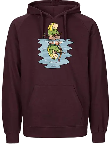 KLEINER ELF TRAUM - Kleine Helden, fantasy, rpg, bow, bogenschütze - Fairtrade Hoodie