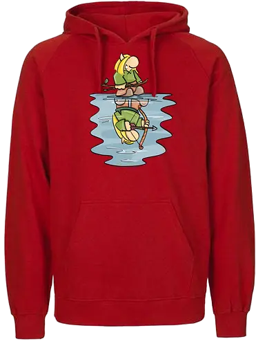 KLEINER ELF TRAUM - Kleine Helden, fantasy, rpg, bow, bogenschütze - Fairtrade Hoodie