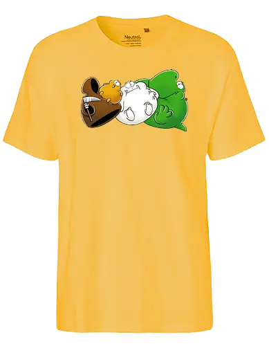 NichtlusDICK - Joscha Sauer, Nicht Lustig, comic, Nichtlustig, tod, Lemming, yeti, dino, Joscha - Fairtrade T-Shirt