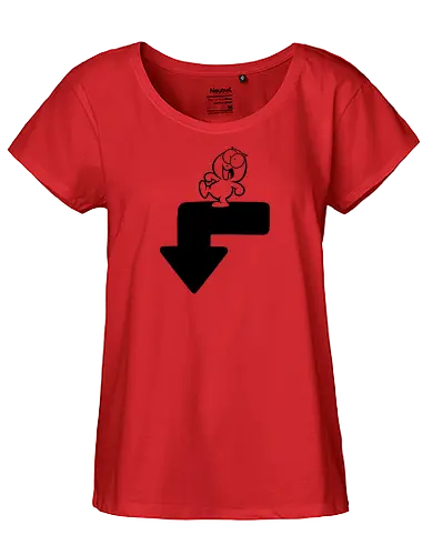 This Way Down - Joscha Sauer, Joscha, Nicht Lustig, comic, Lemming, This way down, Nichtlustig - Fairtrade Girl Shirt