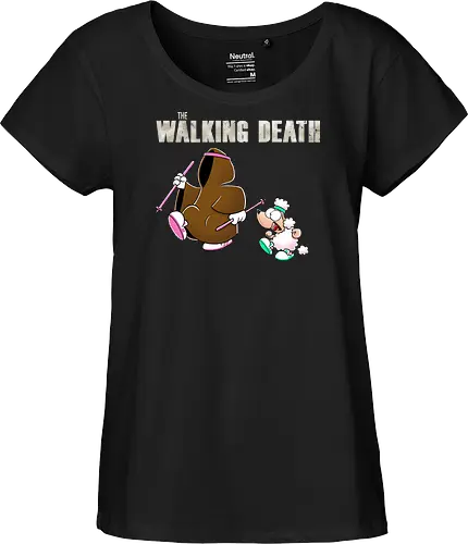 The Walking Death - Joscha Sauer, Joscha, mashup, tod, Pudel, Nichtlustig, Nicht Lustig, Walking death - Fairtrade Girl Shirt