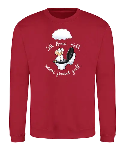 Kann nicht! - Joscha Sauer, schaf, Nichtlustig, Nicht Lustig, Joscha, klo, Kann nicht, wolke - Sweatshirt