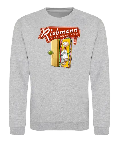 Riebmann Wandwiches - Joscha Sauer, Nichtlustig, Herr Riebmann, Sandwich, mashup, Nicht Lustig, Joscha - Sweatshirt
