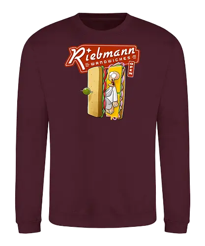 Riebmann Wandwiches - Joscha Sauer, Nichtlustig, Herr Riebmann, Sandwich, mashup, Nicht Lustig, Joscha - Sweatshirt