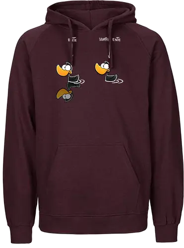 Vampir Ente - Joscha Sauer, Nichtlustig, Vampirente, ente, Nicht Lustig, Joscha - Fairtrade Hoodie