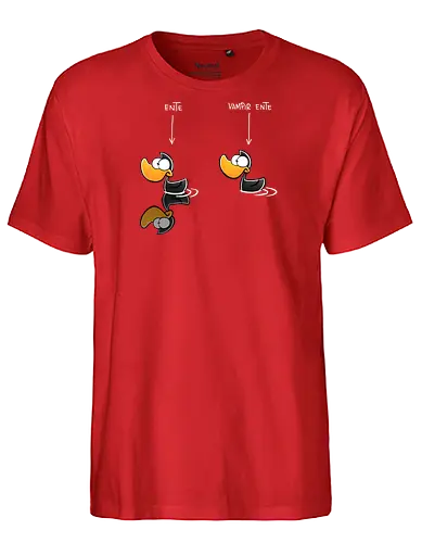 Vampir Ente - Joscha Sauer, Nichtlustig, Vampirente, ente, Nicht Lustig, Joscha - Fairtrade T-Shirt