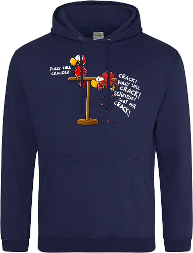 POLLY WILL SHIRT! - Joscha Sauer, Nichtlustig, Nicht Lustig, comic, Polly, Cracker, crack - Standard Hoodie