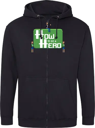 How to be a Hero - Howky trägt Logo