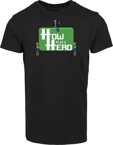 How to be a Hero - Howky trägt Logo