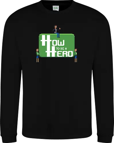 How to be a Hero - Howky trägt Logo