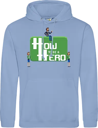 How to be a Hero - Howky trägt Logo