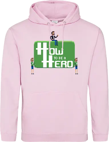 How to be a Hero - Howky trägt Logo