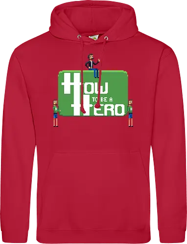 How to be a Hero - Howky trägt Logo