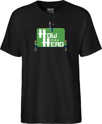 How to be a Hero - Howky trägt Logo