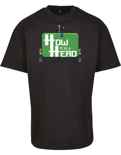 How to be a Hero - Howky trägt Logo