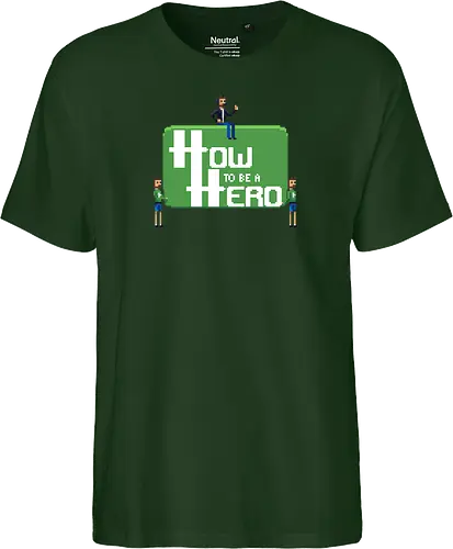 How to be a Hero - Howky trägt Logo