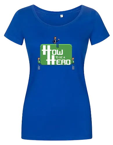 How to be a Hero - Howky trägt Logo