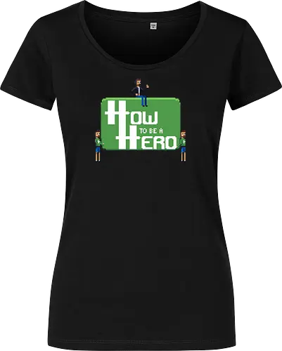 How to be a Hero - Howky trägt Logo
