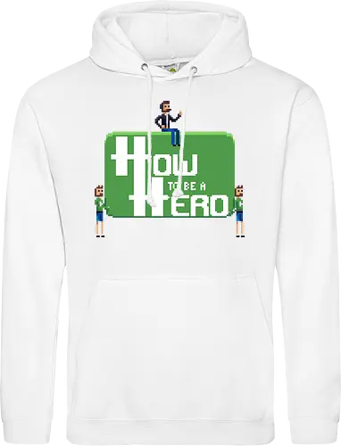 How to be a Hero - Howky trägt Logo