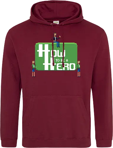 How to be a Hero - Howky trägt Logo