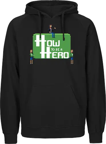 How to be a Hero - Howky trägt Logo
