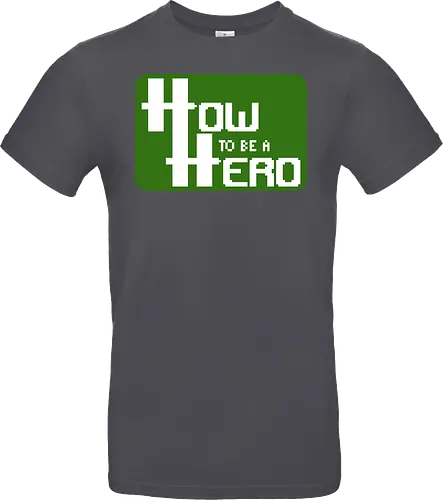 How to be a Hero - Pixellogo