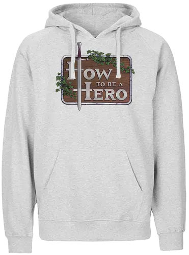 How to be a Hero - Logo Fantasy - Fairtrade Hoodie